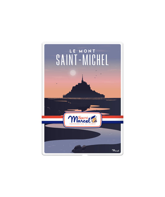 Boîte métal “Mont-Saint-Michel” -  20 sablés à la pomme vue face aux Galeries Lafayette Le Gourmet