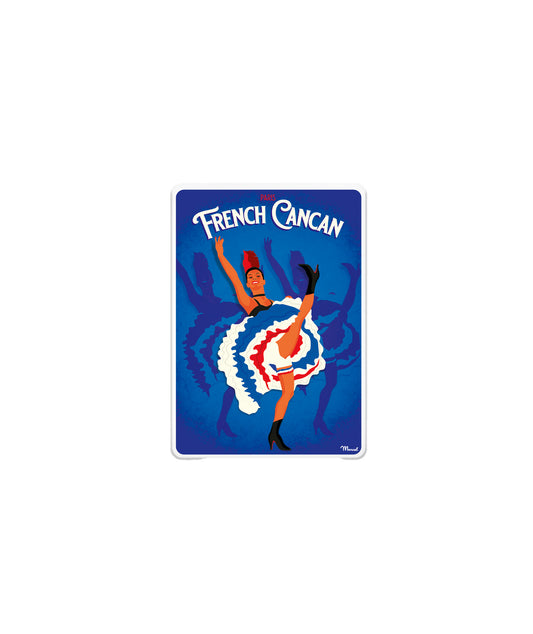 Boîte métal “French Cancan” - 6 flûtes feuilletées chocolat-noisette