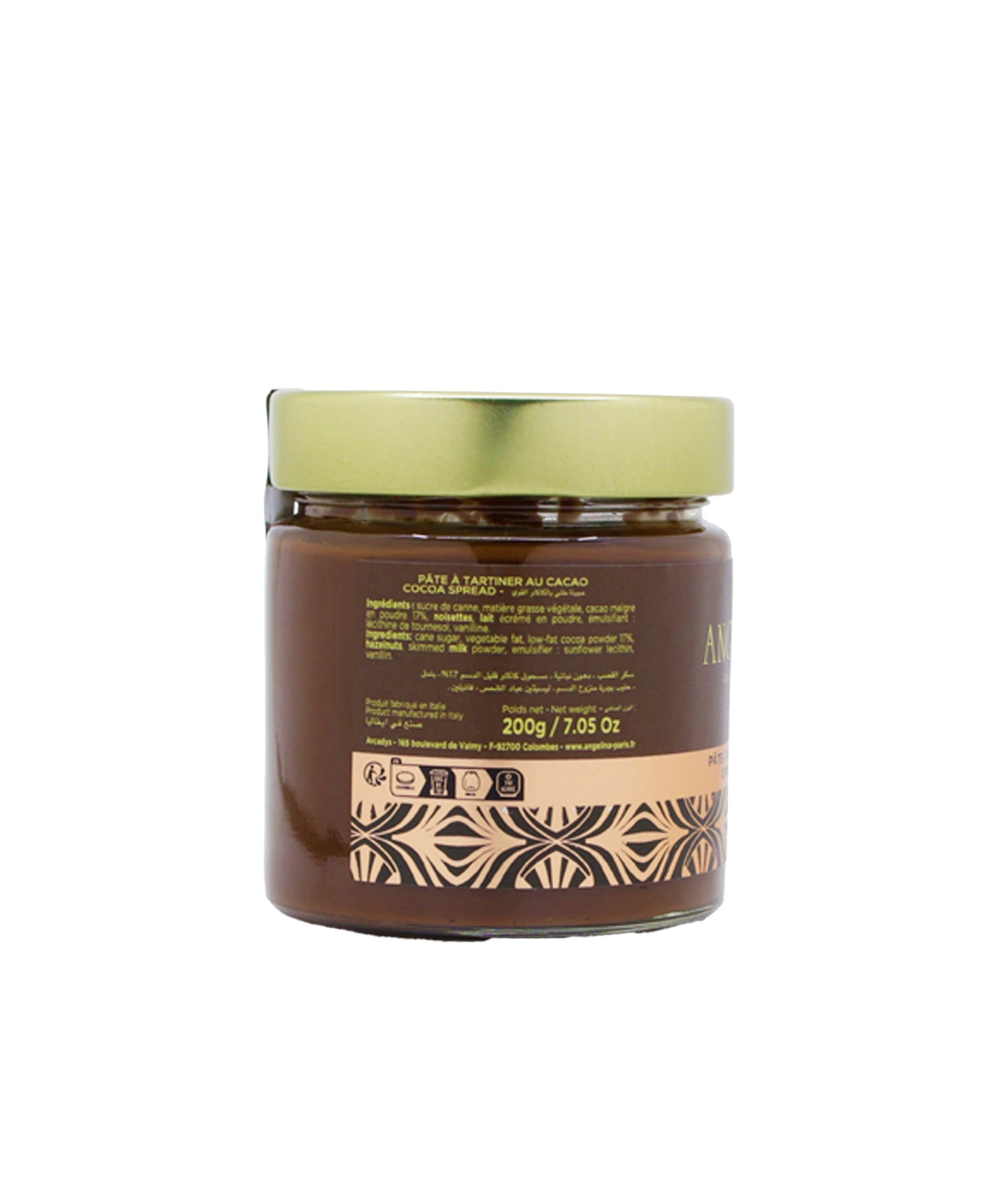 Pâte à tartiner cacao intense