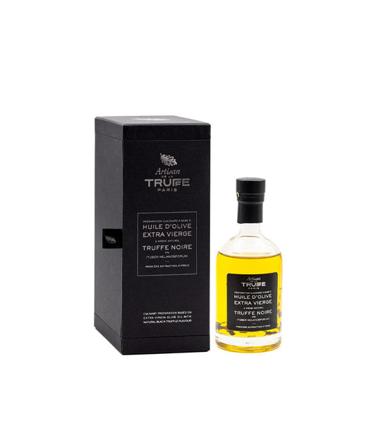 Huile d'olive vierge extra saveur truffe noire - Coffret premium