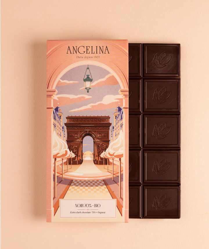 Tablette chocolat noir 70% bio