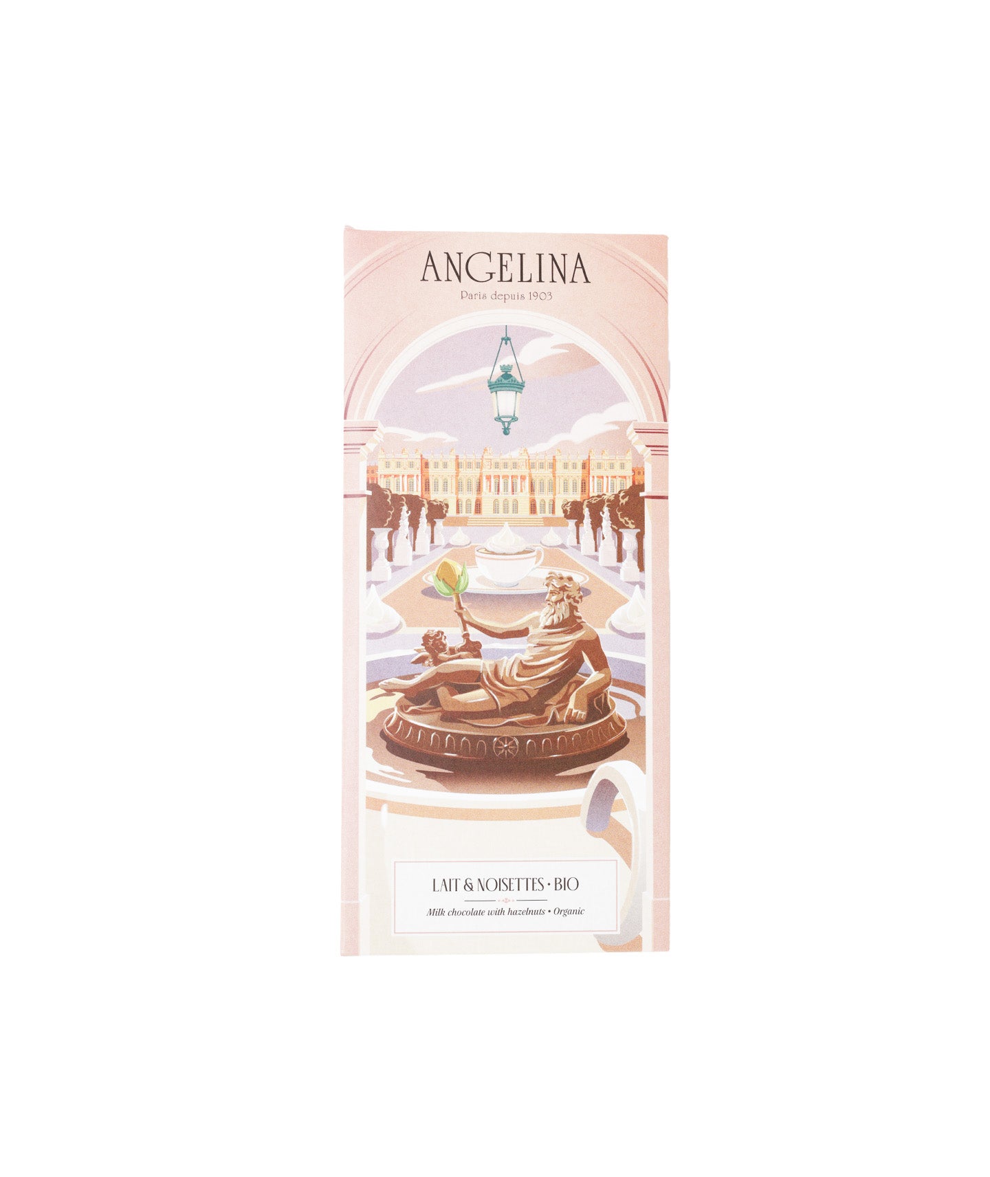 Tablette chocolat au lait & éclats de noisette bio