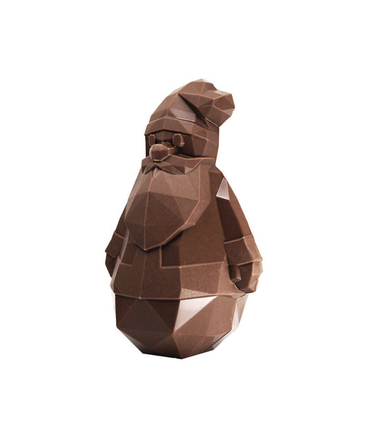 Père Noël origami au chocolat au lait