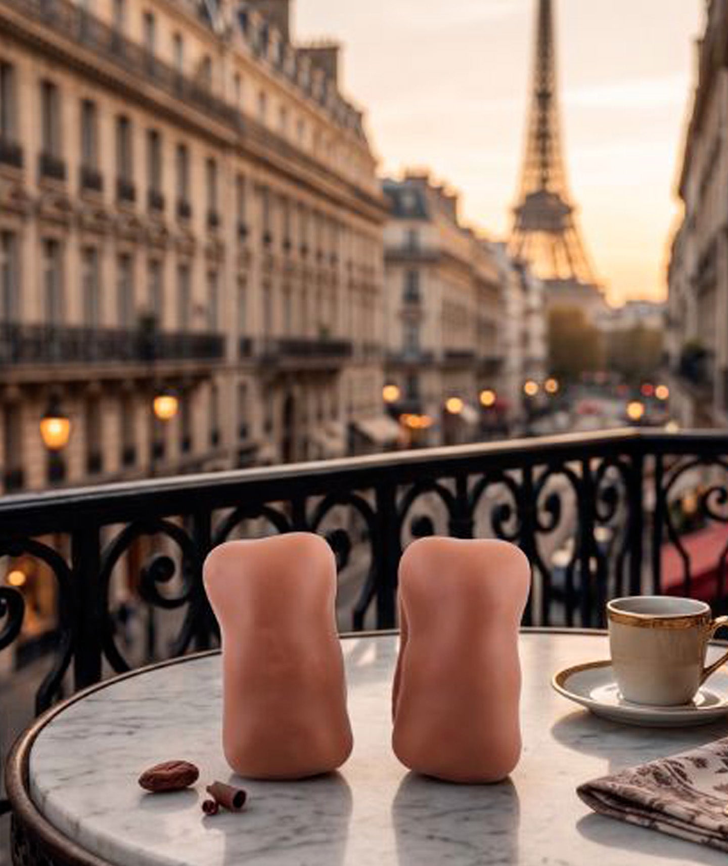 Boîte métal d'ourson guimauve "A Paris"