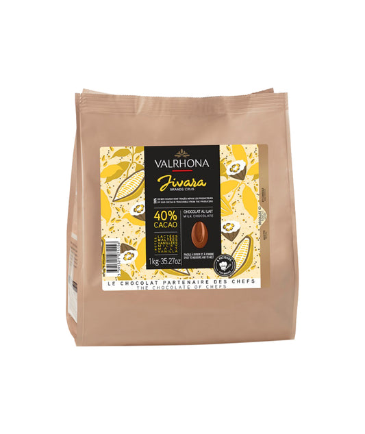 Sac de fèves chocolat lait Jivara 40%