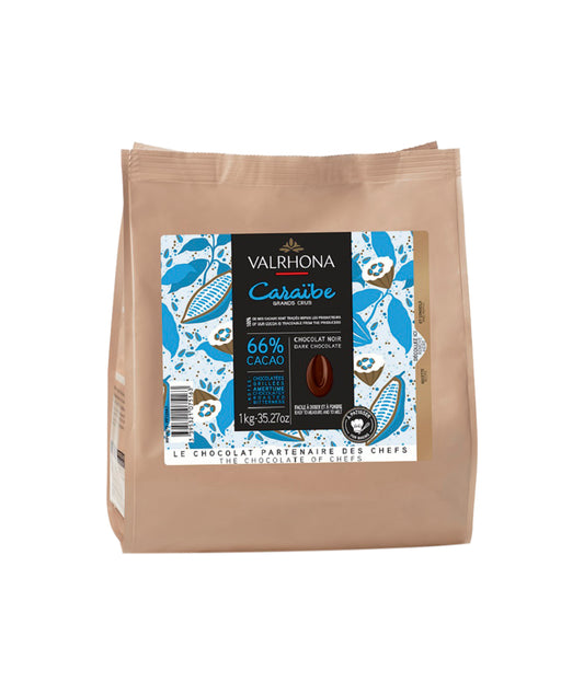 Sac de fèves chocolat noir Caraïbe 66%