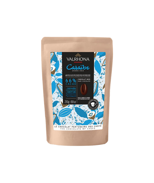 Sachet de fèves chocolat noir Caraïbe 66%
