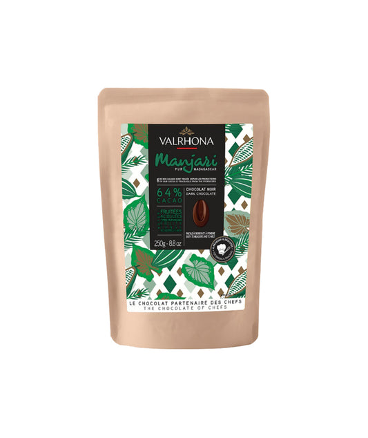 Sachet de fèves chocolat noir Manjari 64%