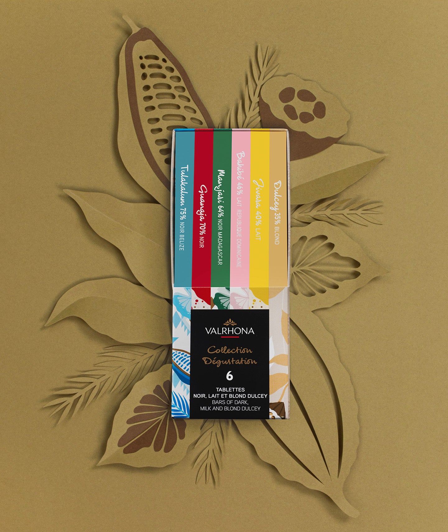 Coffret dégustation de 6 tablettes