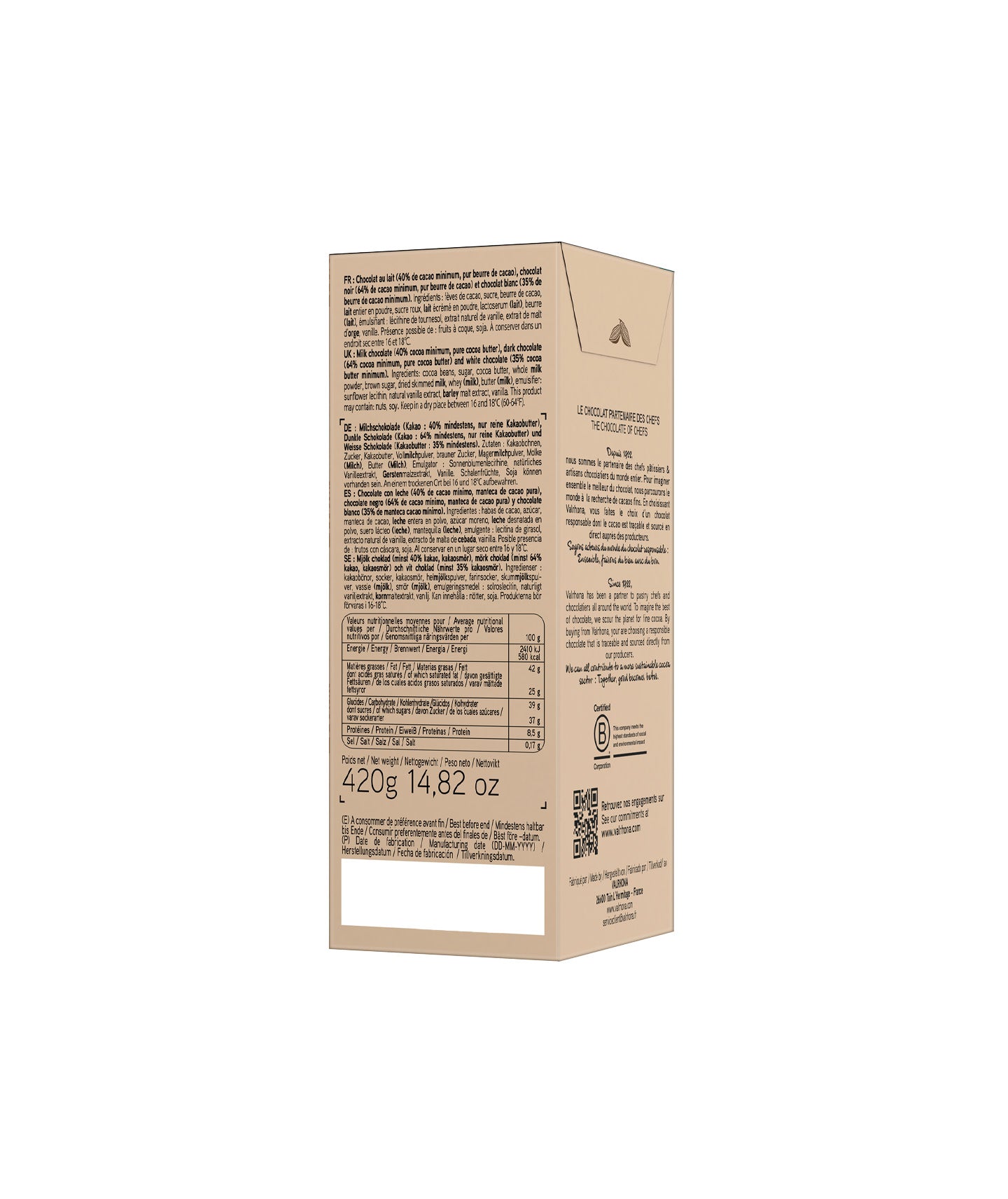 Coffret dégustation de 6 tablettes