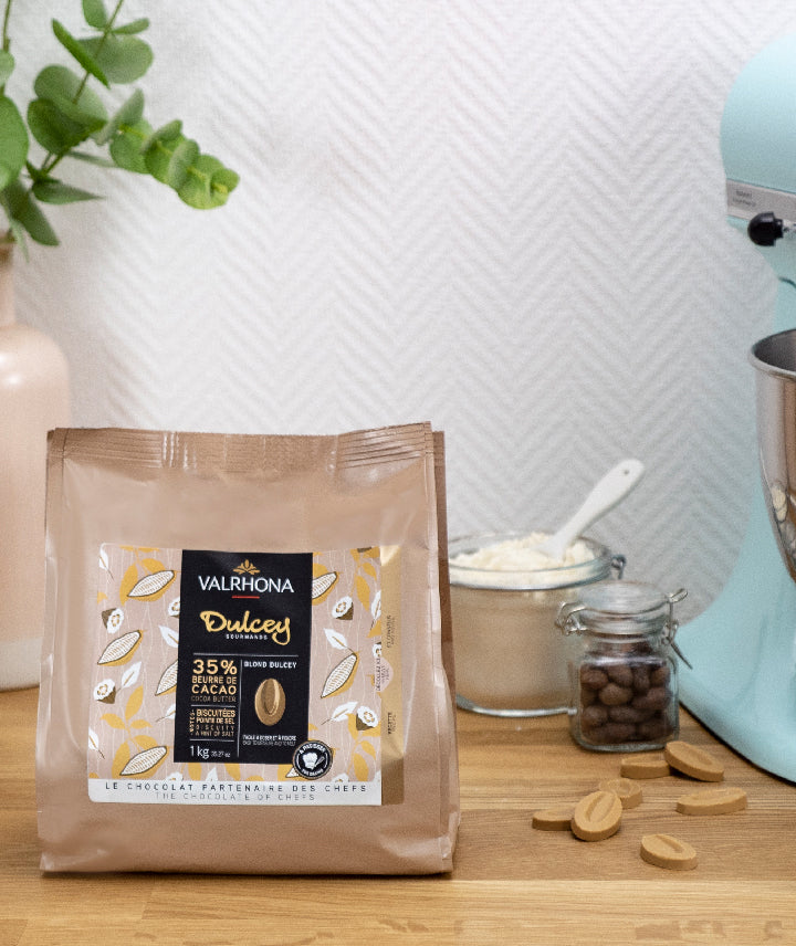 Sac de fève chocolat Blond Dulcey 35% Fève