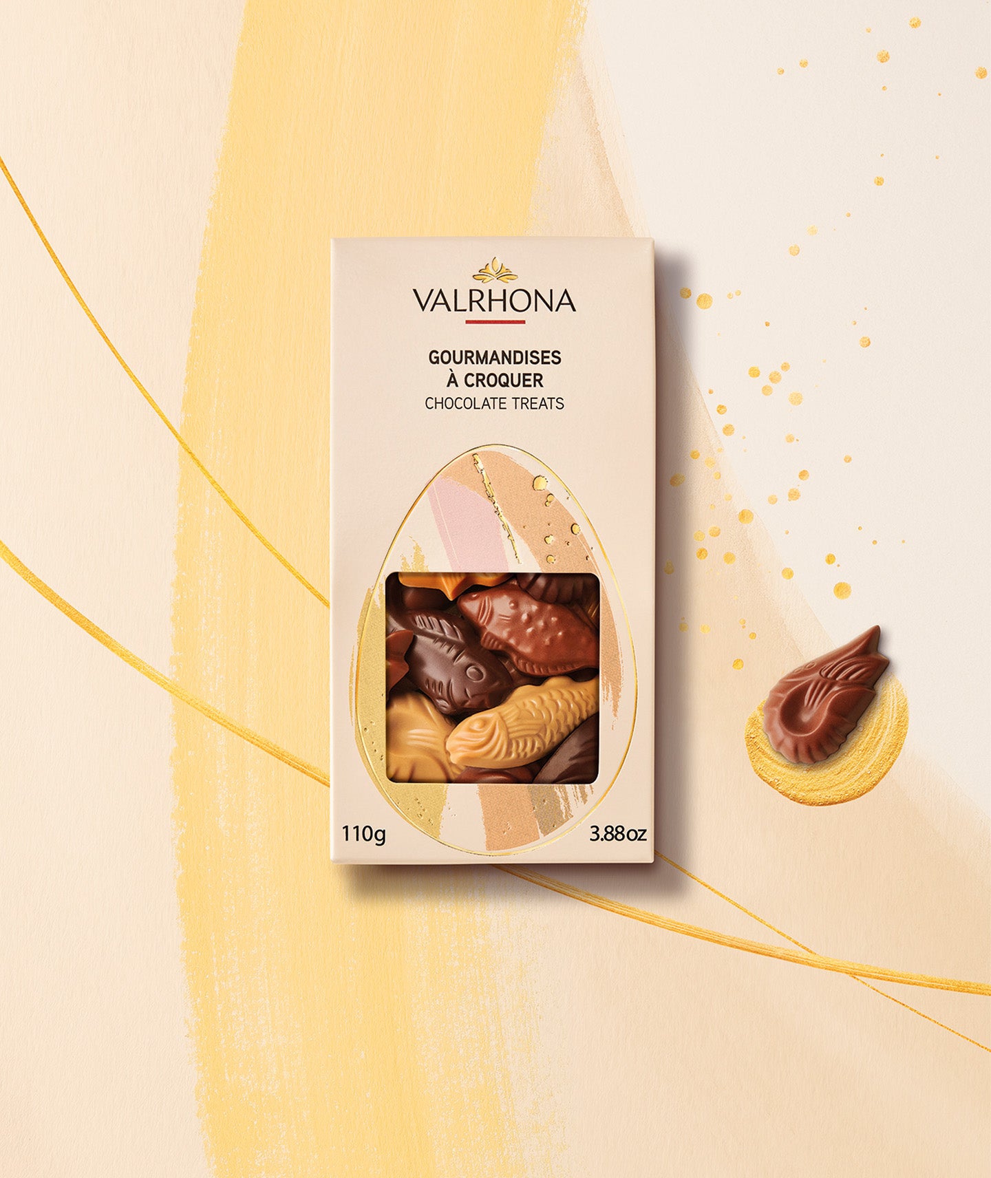 Valrhona - Pochon gourmandises à croquer Pâques 2026