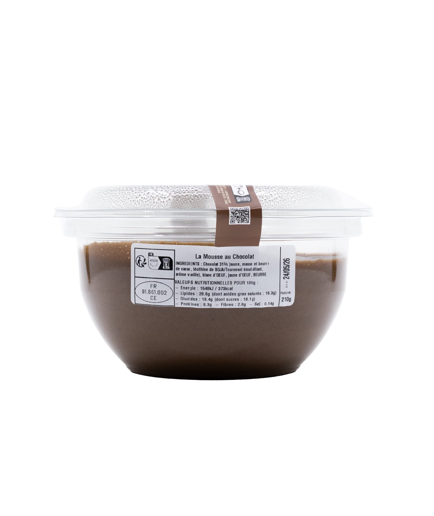 Mousse au chocolat artisanale