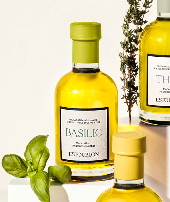 Huile d'olive Basilic - 200ml