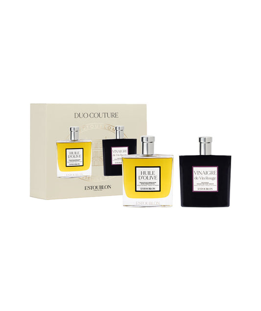 Coffret duo couture huile d'olive et vinaigre