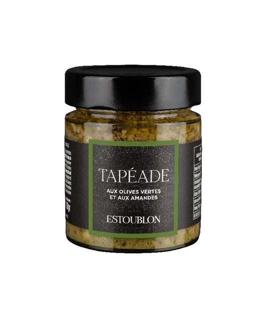 Tapéade verte aux amandes CHÂTEAU D'ESTOUBLON vue face aux Galeries Lafayette Le Gourmet