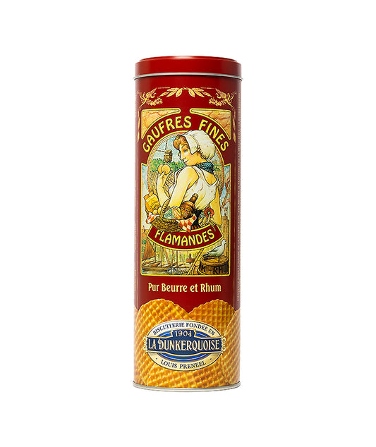 Gaufres fines pur beurre et rhum - Boîte métal