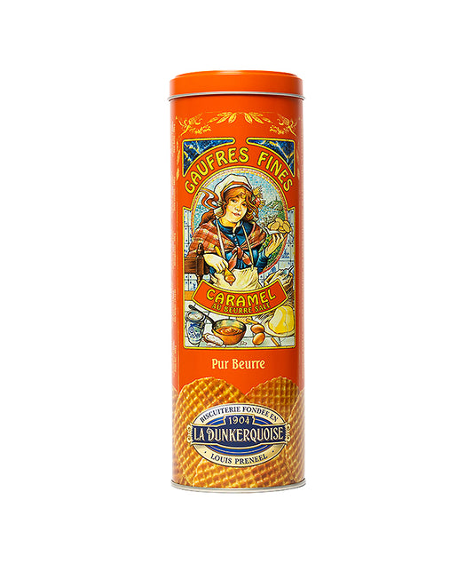 Gaufre fines pur beurre caramel beurre salé - Boîte métal