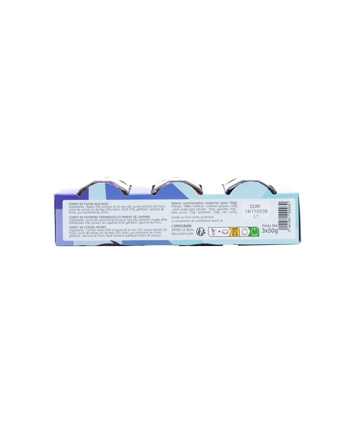Réglettes papilles et fromages