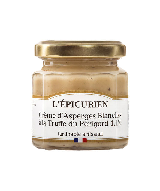 Crème d'asperges blanches à la truffe du Perigord 1,1%