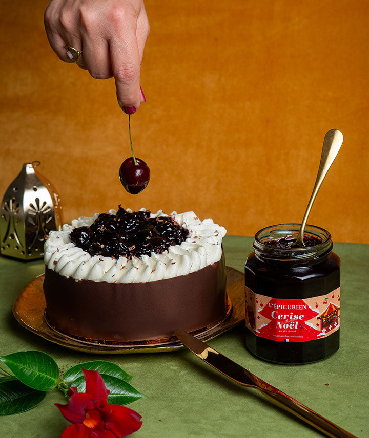 Confiture cerise de Noël