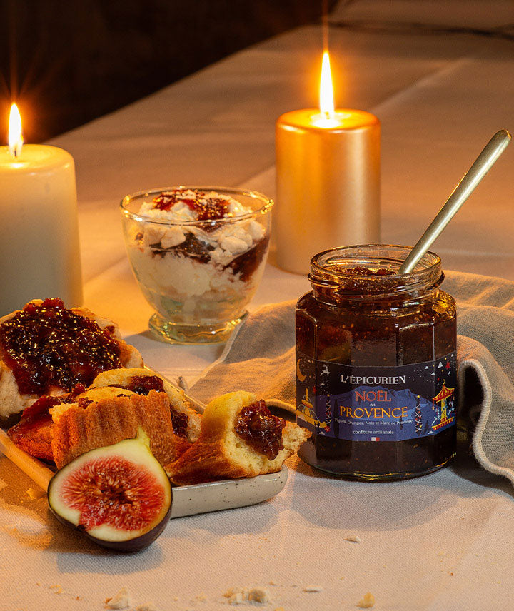 Confiture Noël en Provence (figue, orange, marc de raisin)
