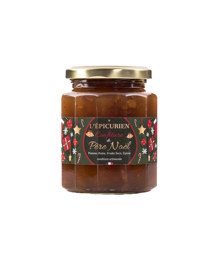 Confiture du Père Noël (pomme, poire, fruits secs, épices)