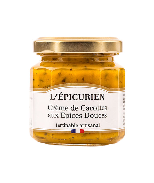 Crème de carottes aux épices douces