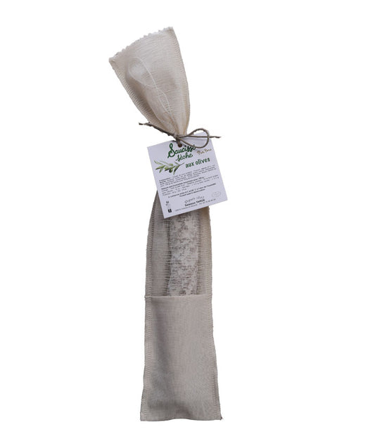 Saucisson baguette aux olives