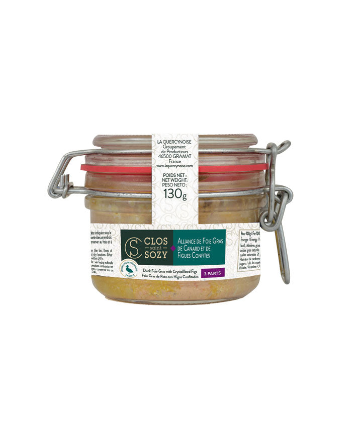 Alliance foie gras canard france et figue confite - 130g