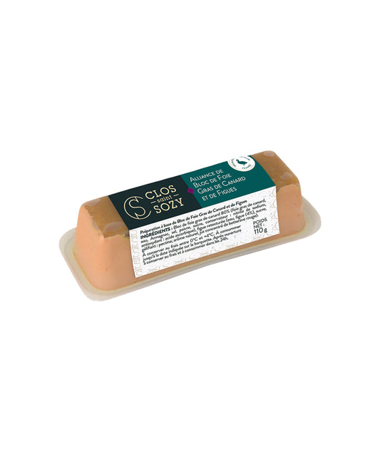 Bloc de foie gras de canard aux figues