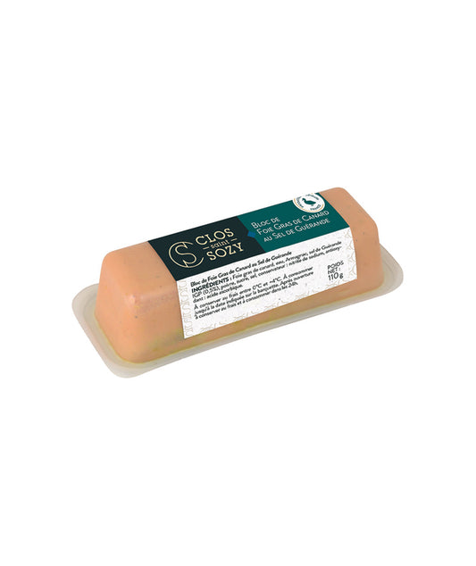 Bloc de foie gras de canard au sel de Guérande