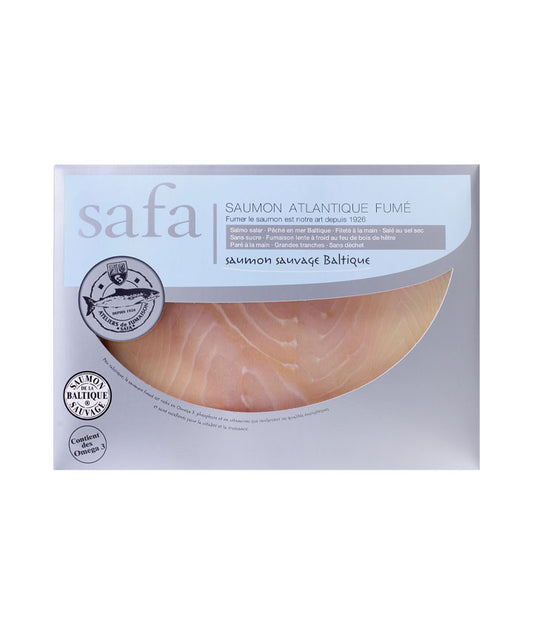 Saumon sauvage fumé Mer Baltique