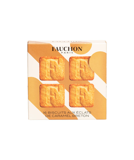 16 biscuits aux éclats de caramel breton
