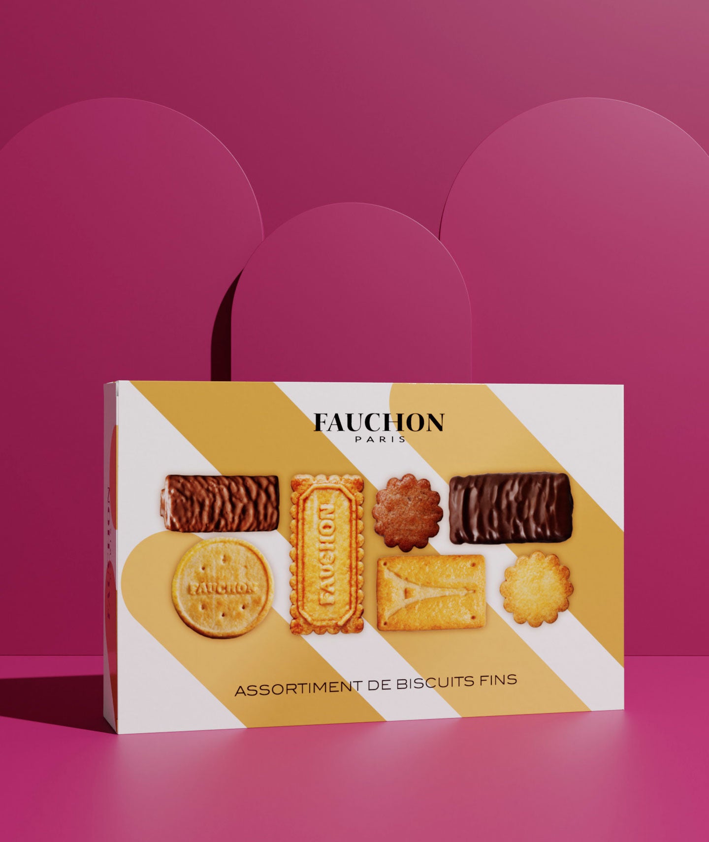 ‌Assortiment de 32 biscuits fins