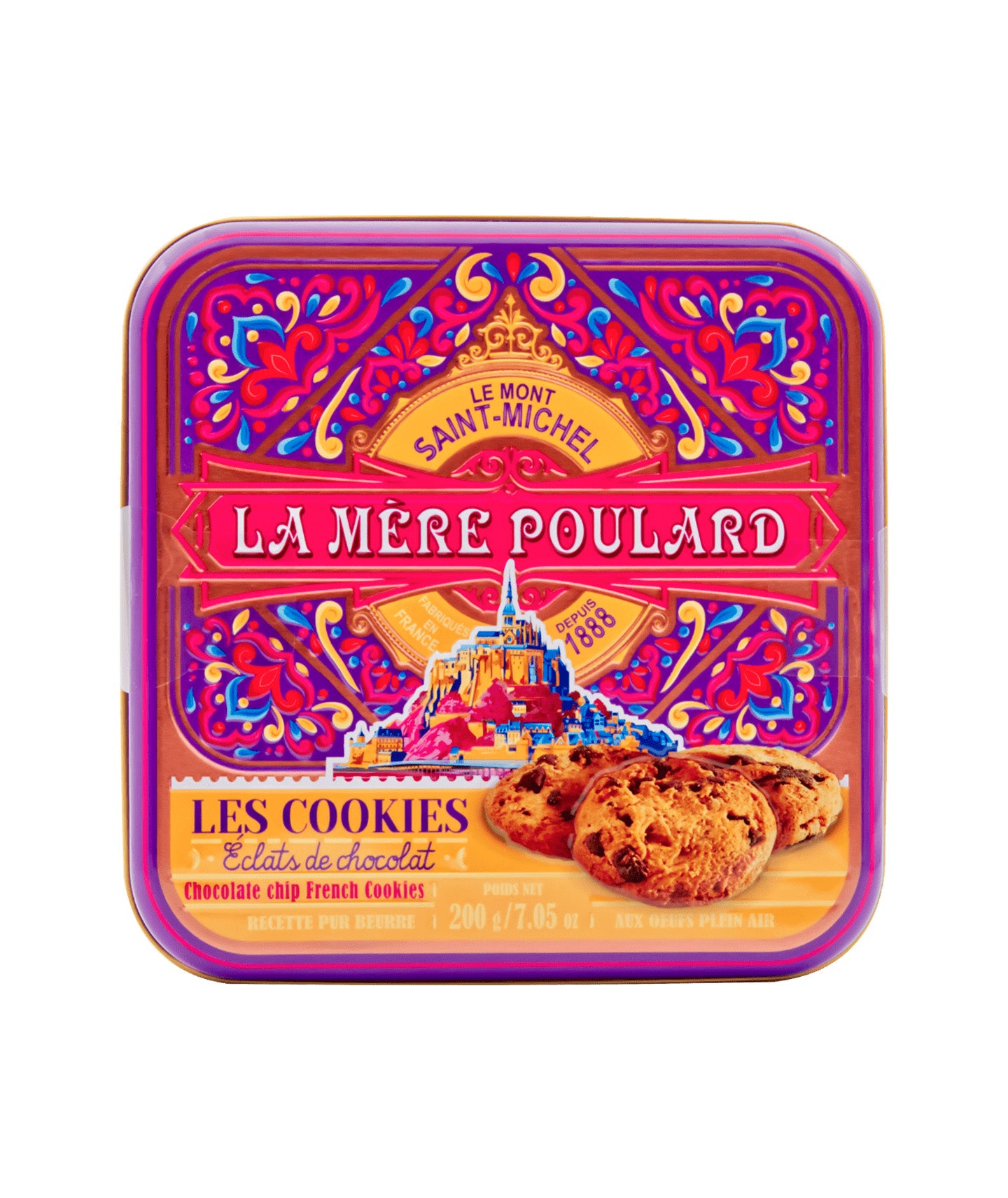 Demi-coffret de cookies aux éclats de chocolat