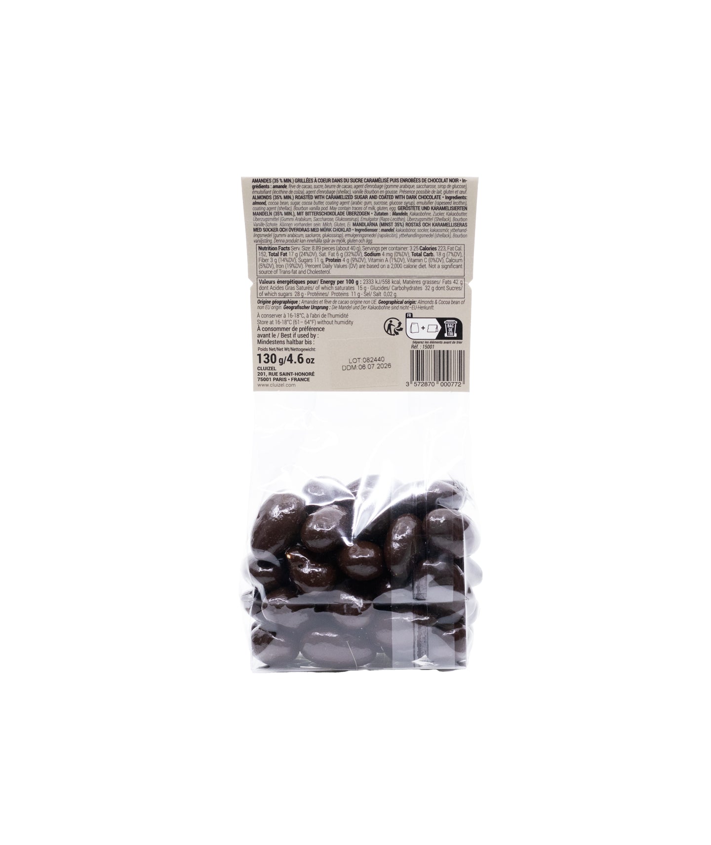 Sachets amandes au chaudron