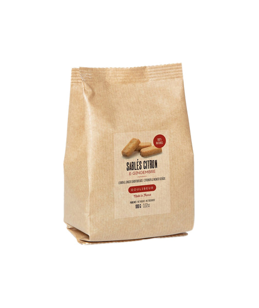 Sablés citron et gingembre - Sachet kraft