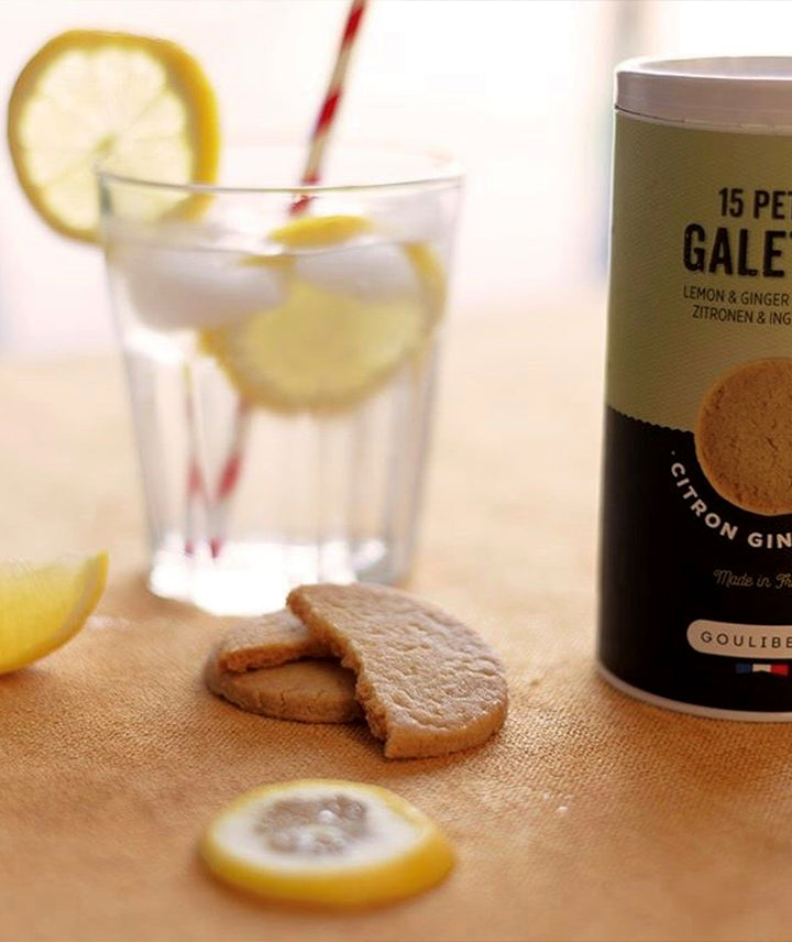 Tube 15 petites galettes citron