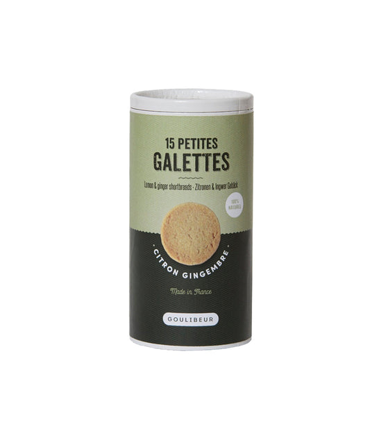 Tube 15 petites galettes citron