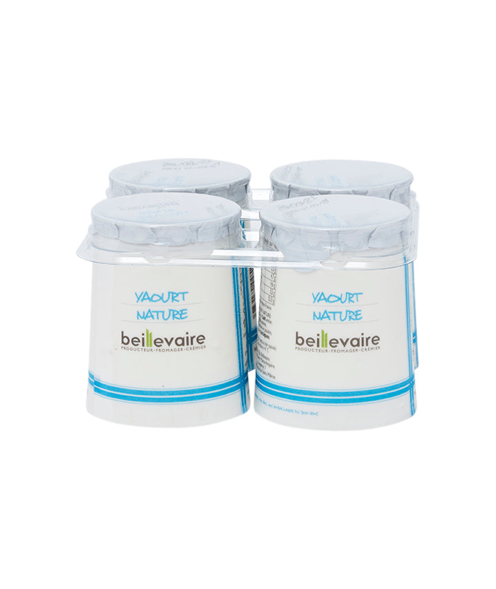 Yaourt nature lait entier X4