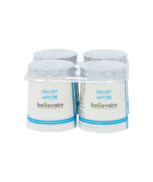 Yaourt nature lait entier X4