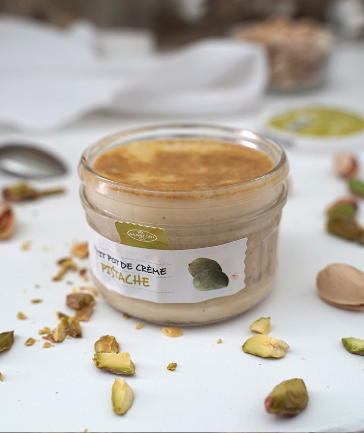 Petit pot de crème pistache