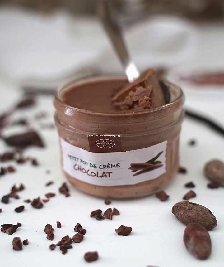 Petit pot de crème chocolat