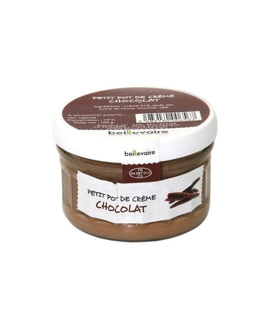 Petit pot de crème chocolat