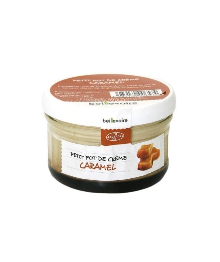 Petit pot de crème caramel