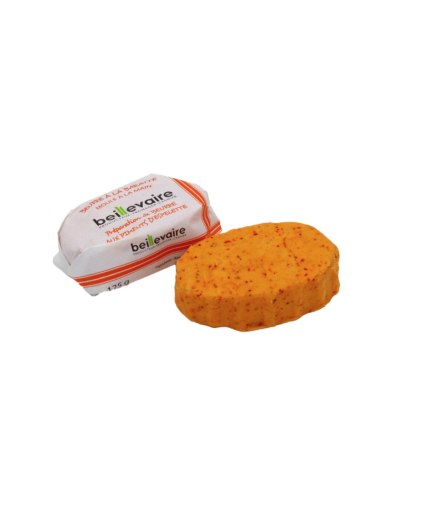 Beurre pasteurisé piment d’Espelette