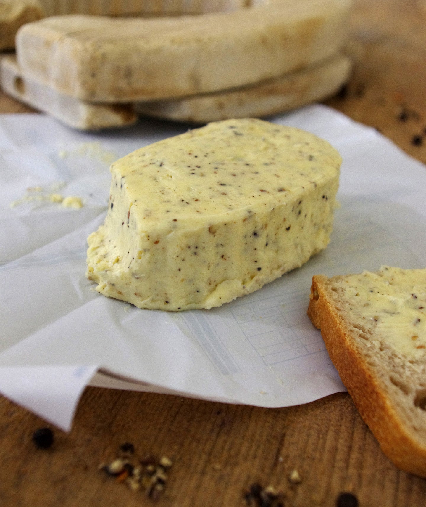 Beurre pasteurisé aux poivres
