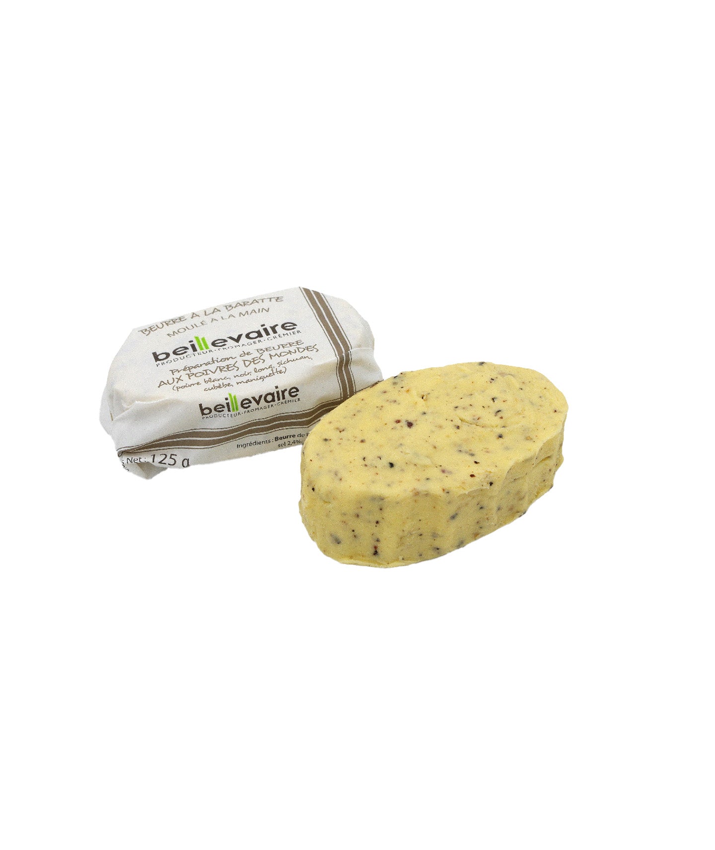 Beurre pasteurisé aux poivres