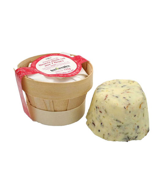 Beurre bourriche fleurs